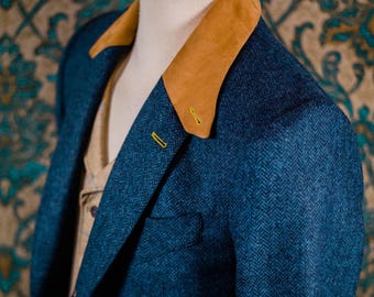 Tweed and Suede----Handmade American 3pc Suits