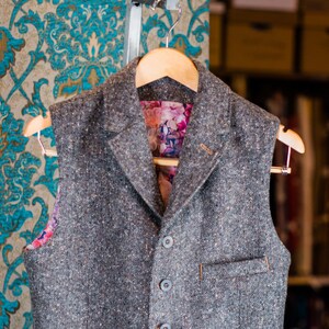 Donegal Tweed Vests---Retro 1920s Styles