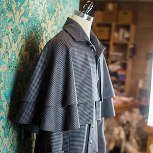 Houndstooth Inverness Coats