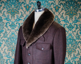 Tweed Trapper Jacket----Custom Made Coats