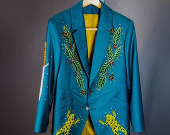 The Frog and the Bee---Hand Embroidered Western Suits