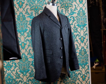 The Classic Sack Suit---In Herringbone Tweed