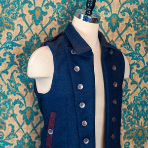 Shetland Tweed Moto Vests image 1