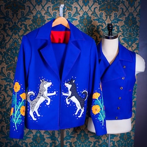 The Rhinestone Biker Suit----Authentic Rodeo Tailoring
