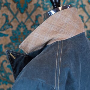 Waxed Cloth Frock Jacket image 7