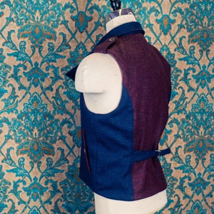 Shetland Tweed Moto Vests image 6