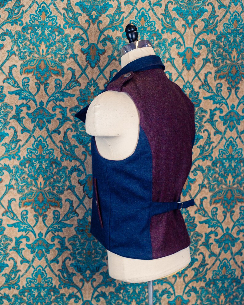 Shetland Tweed Moto Vests image 6