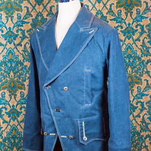 Waxed Cloth Frock Jacket image 4