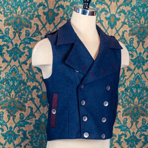 Shetland Tweed Moto Vests image 4