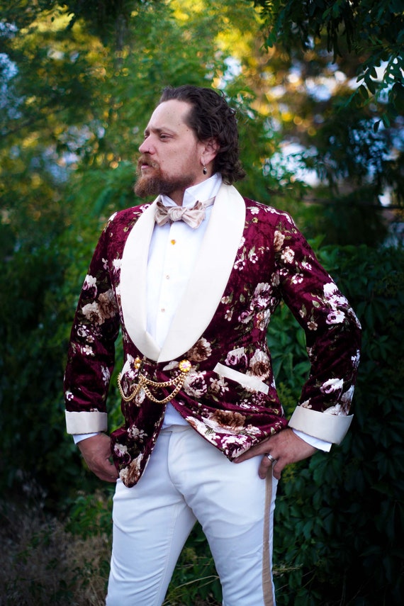 Famous Velvet Tuxedo Jackets---custom Made--decadence'89 - Etsy