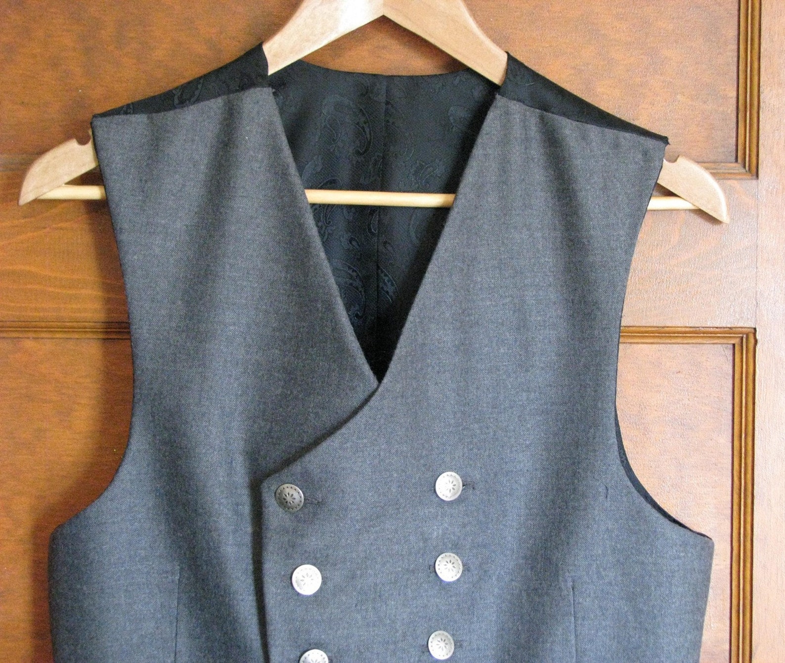 Classic Double Breasted Vests Etsy
