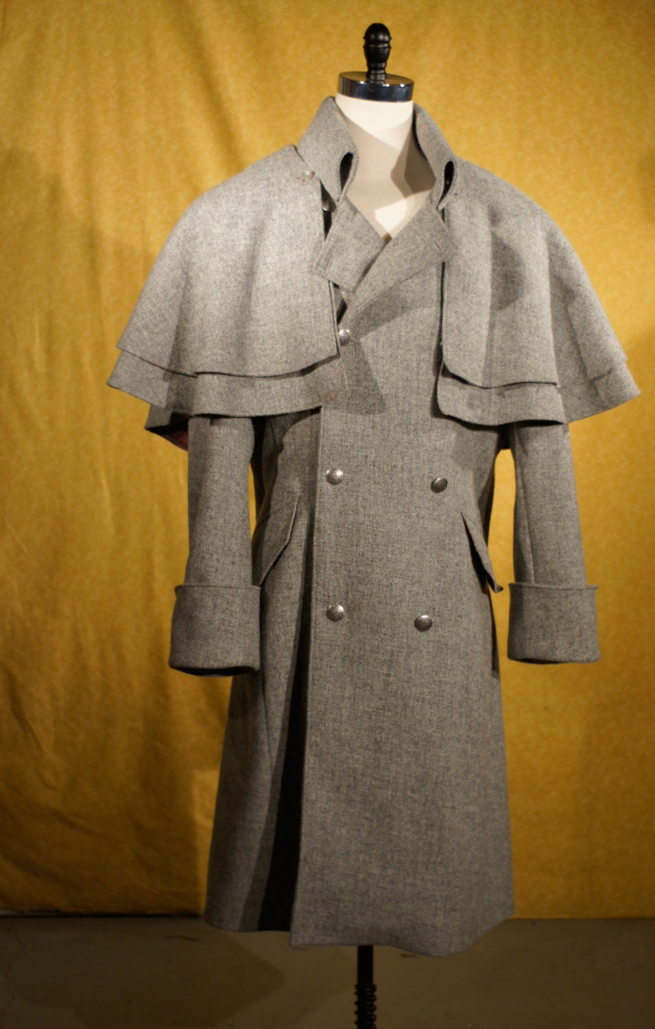 Great coat with best sale cape