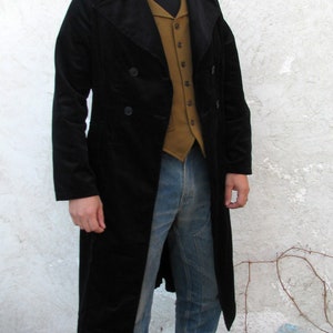 Black Corduroy Duster (Made-to-Measure)----Editions 36