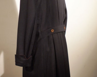 極美品♡VOAAOV BEAVER Stand Collar Long Coat Sheared Beaver Collar Greatcoat - Etsy