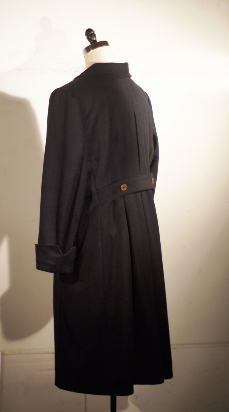 Sheared Beaver Collar Greatcoat - Etsy