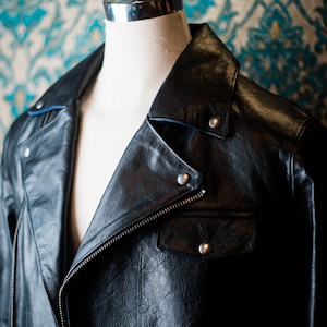 Genuine Horsehide Motorcycle Jackets---With Cathedral Backs