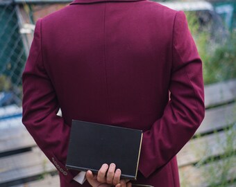 Cherry Red Detective Blazer - Etsy Cherry Red Detective Blazer - Etsy