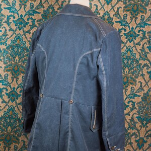 Waxed Cloth Frock Jacket image 6