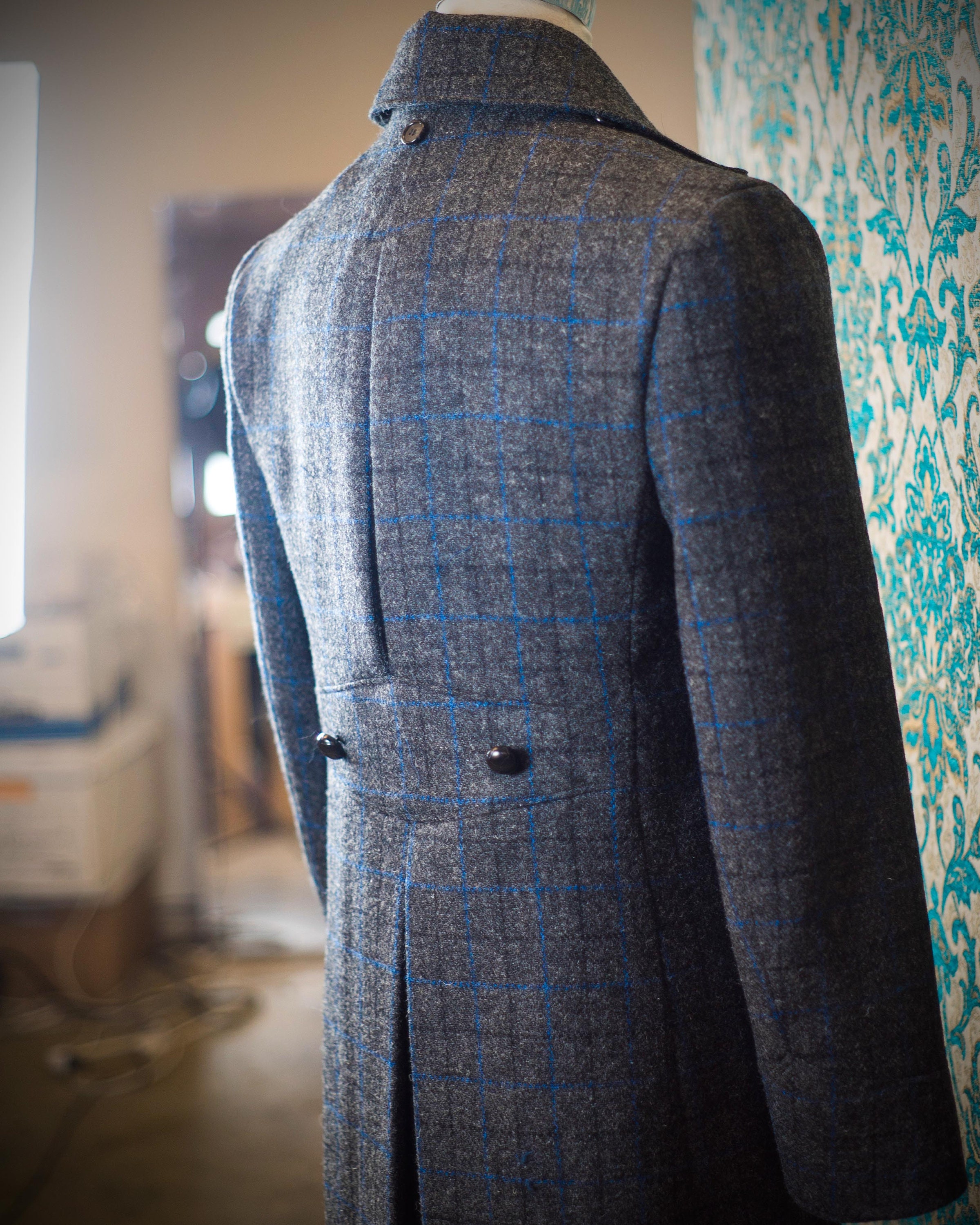 harris tweed manteau