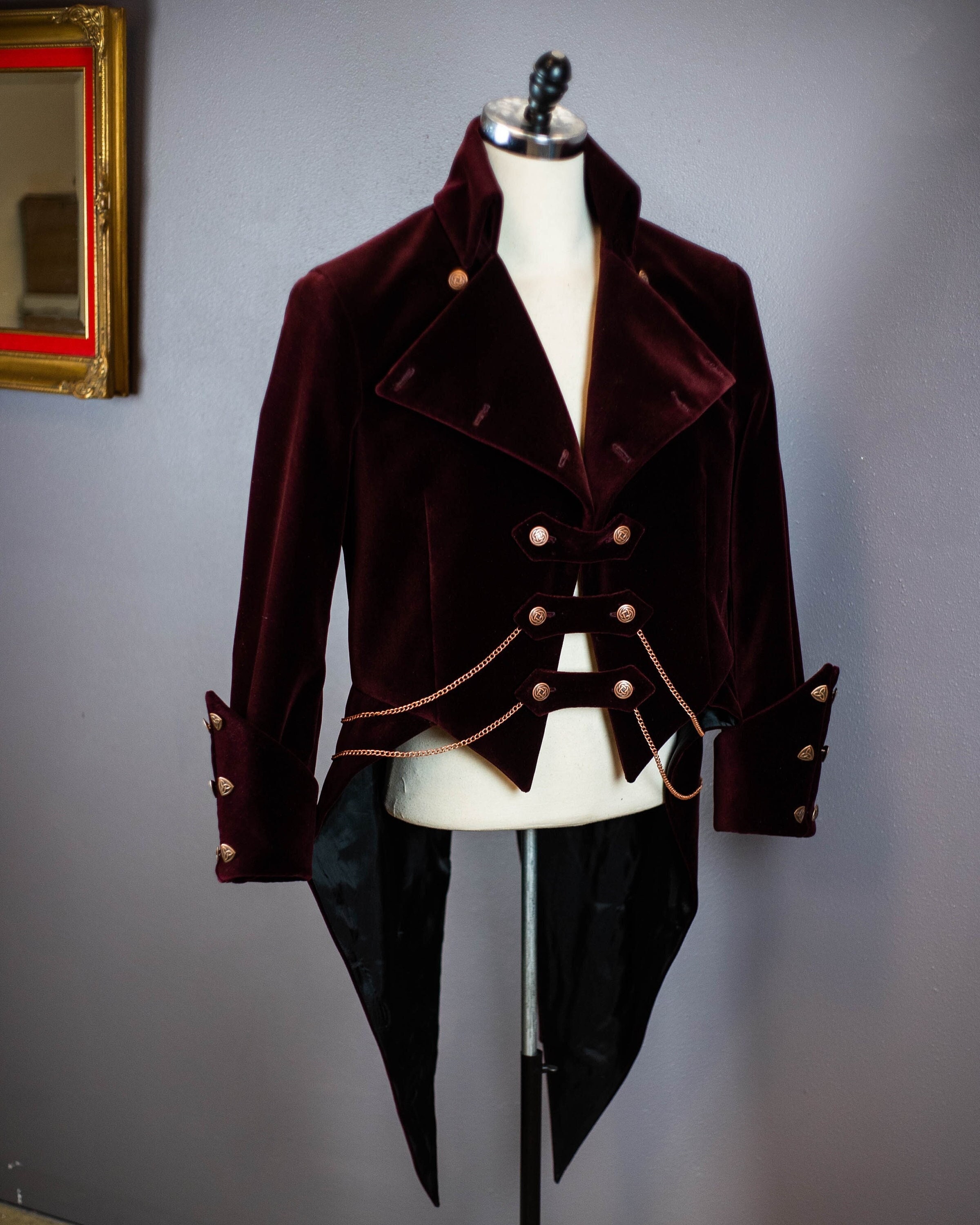 Gothic Velvet Tailcoats - Etsy
