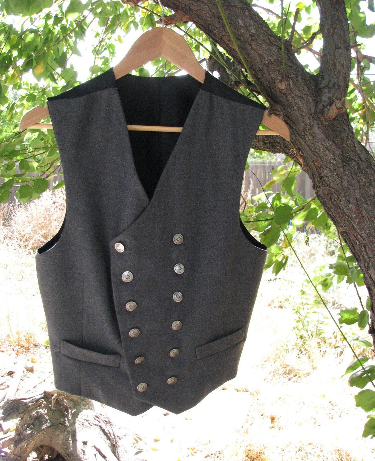Classic Double Breasted Vests Etsy