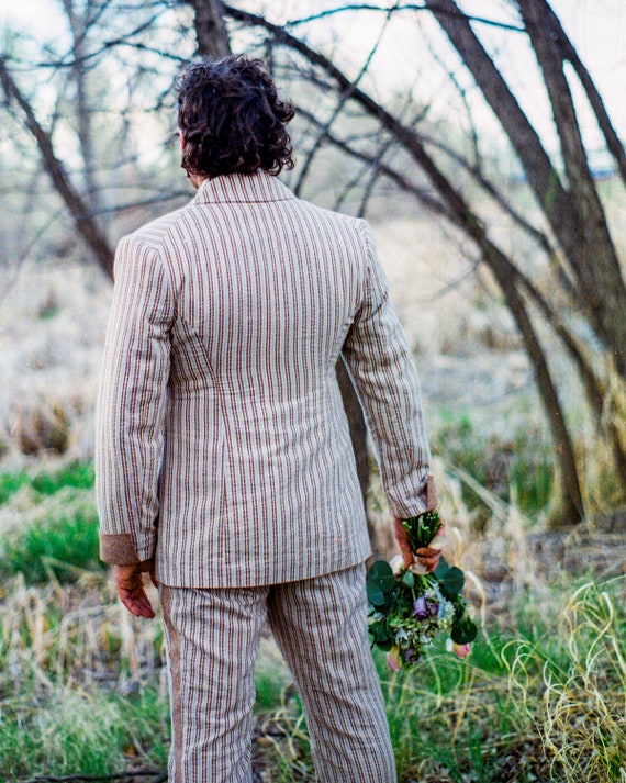 Retro 3pc Seersucker Suits----1970s, Western, Edwardian - Etsy