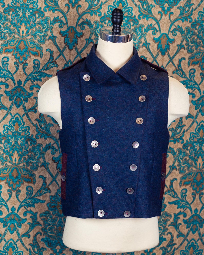 Shetland Tweed Moto Vests image 5