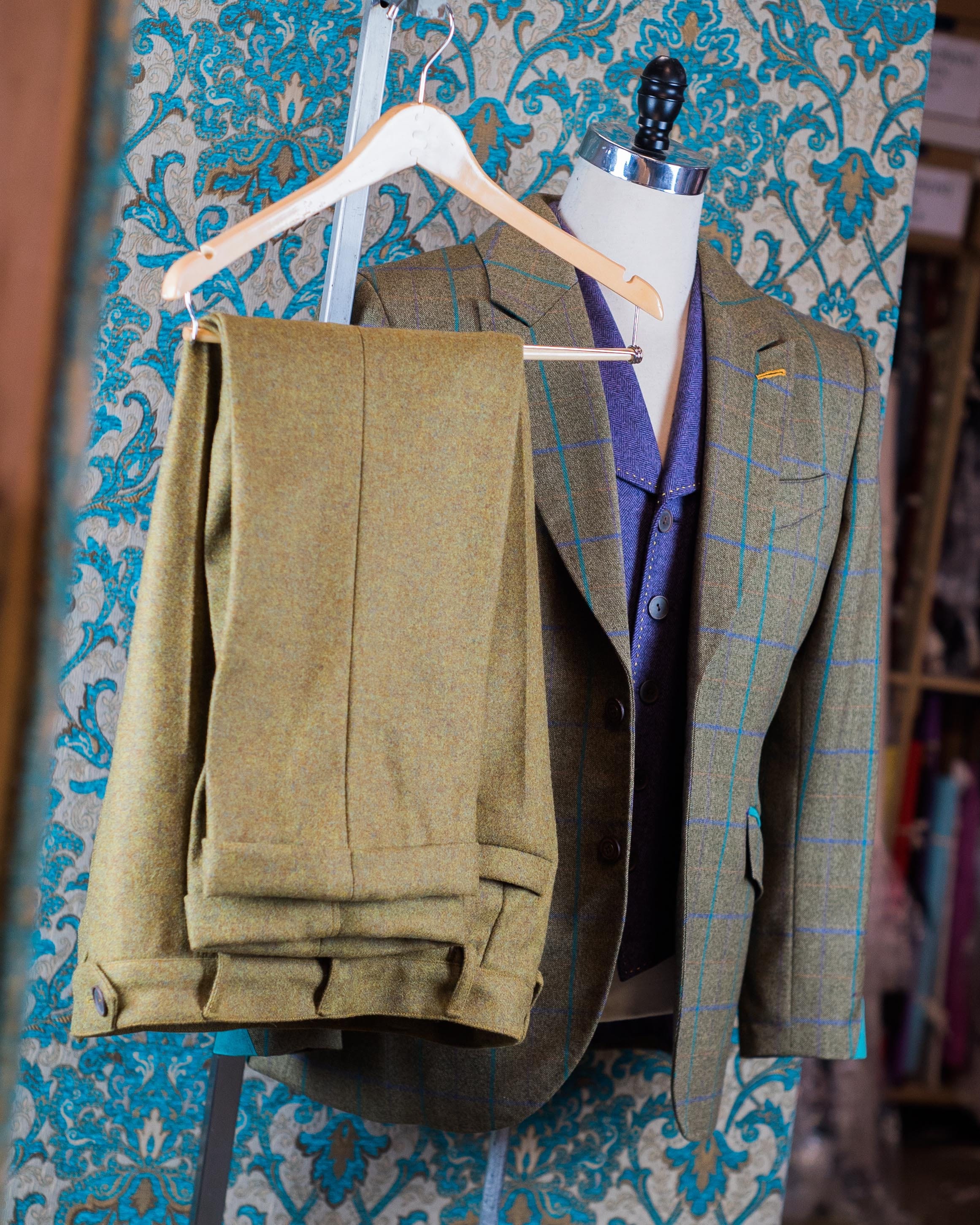 セットアップ　スーツ　オーダーメイド　ヴィンテージ スリーピース il_fullxfull.2986819925_g4jf.jpg