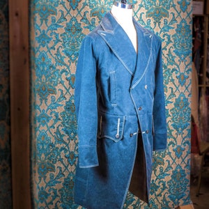 Waxed Cloth Frock Jacket image 9