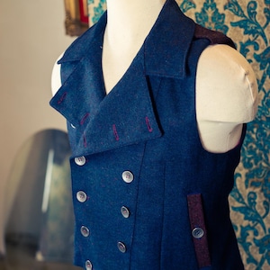 Shetland Tweed Moto Vests image 9