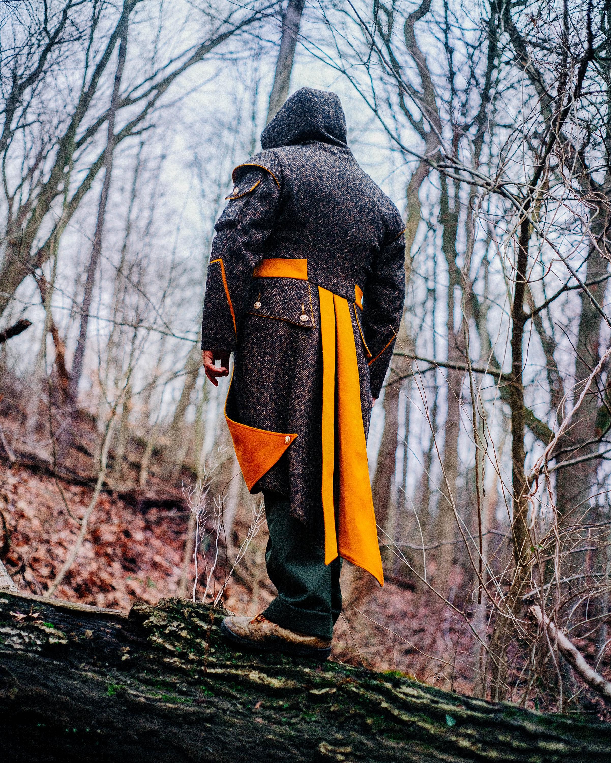 Hooded Assassin Tailcoat----Custom Made, American Tailored