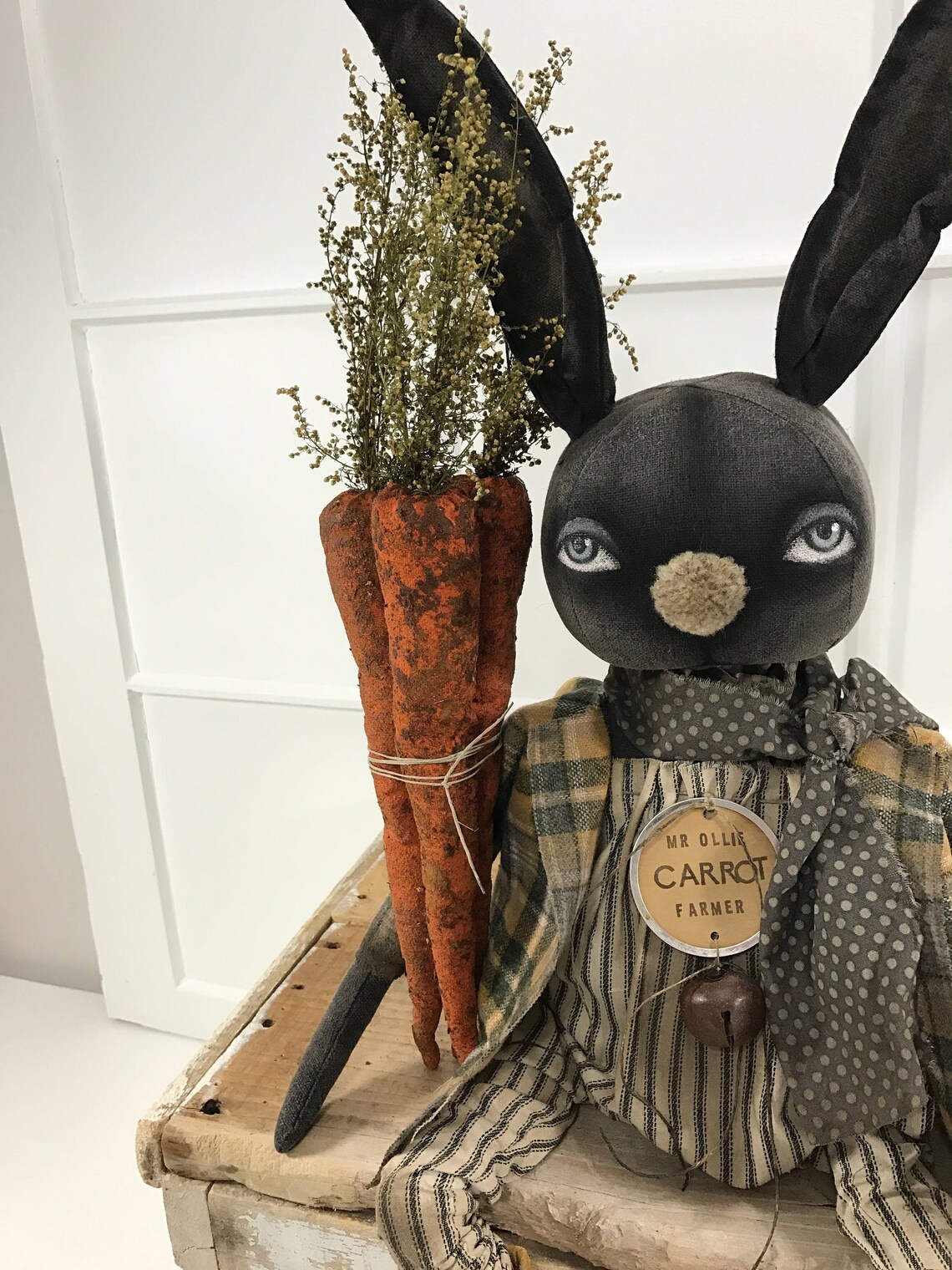 Rabbit Epattern-primitive Bunny Cloth Doll Craft Digital Download ...
