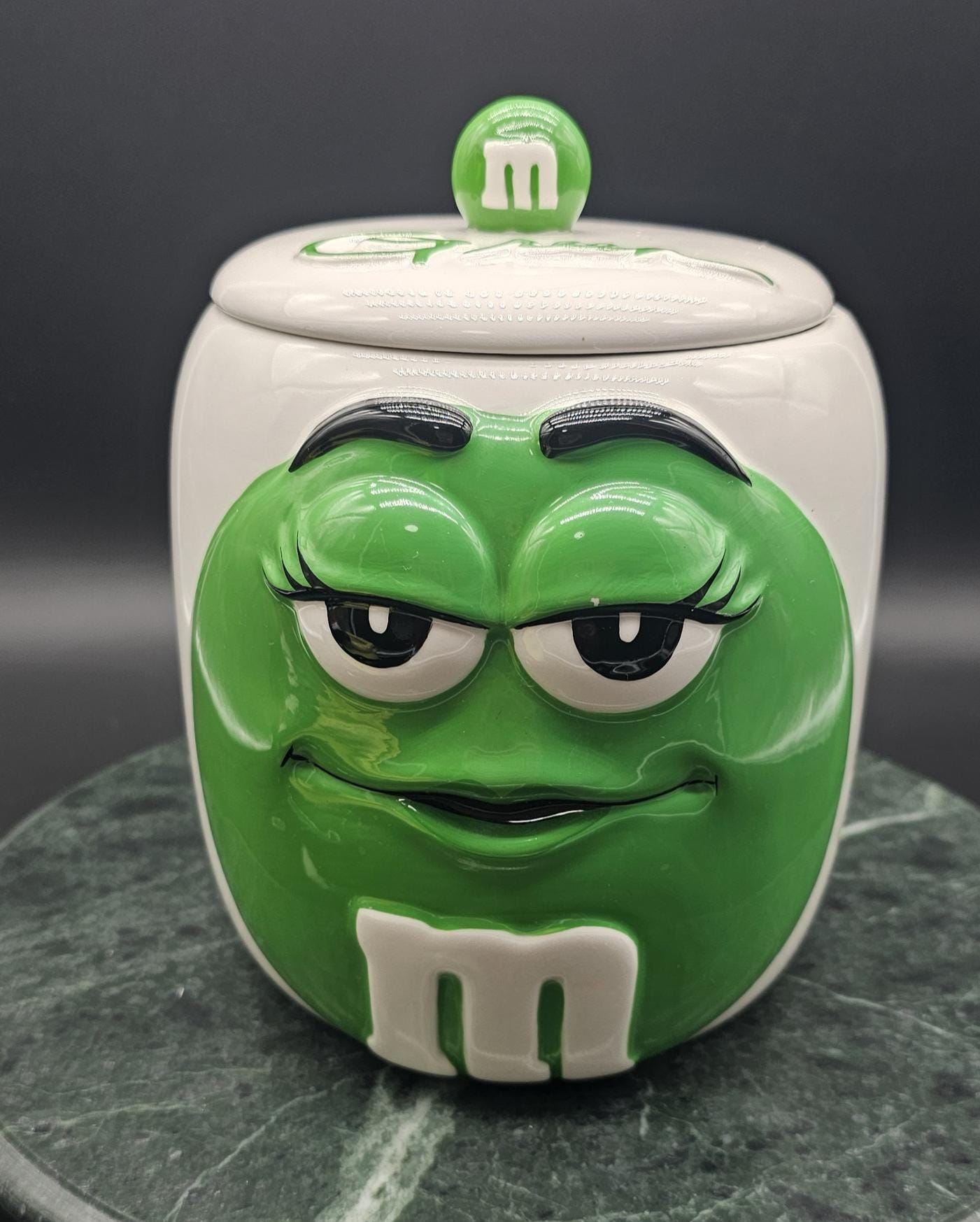 M&m Ceramic Cookie Jars - Etsy
