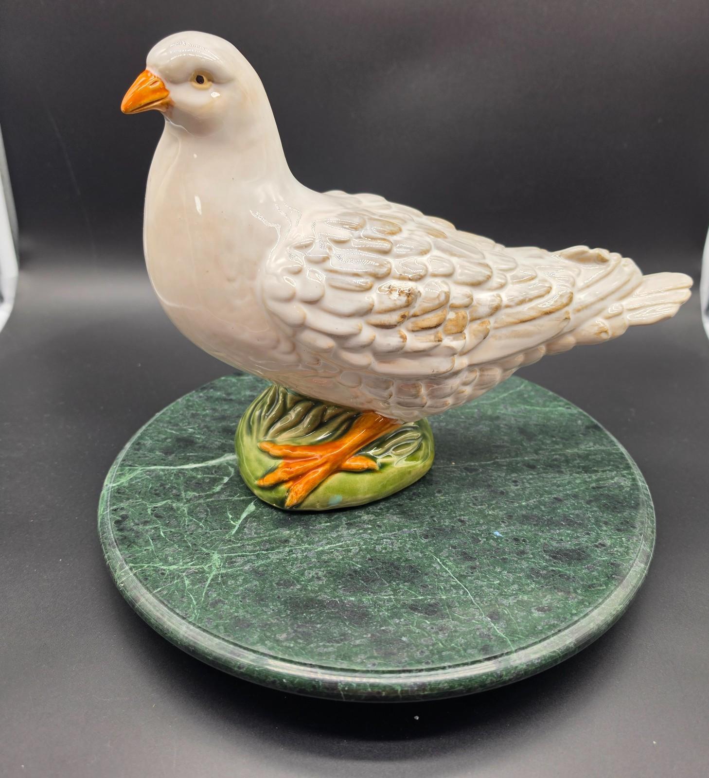 White Pigeon Statue - Etsy