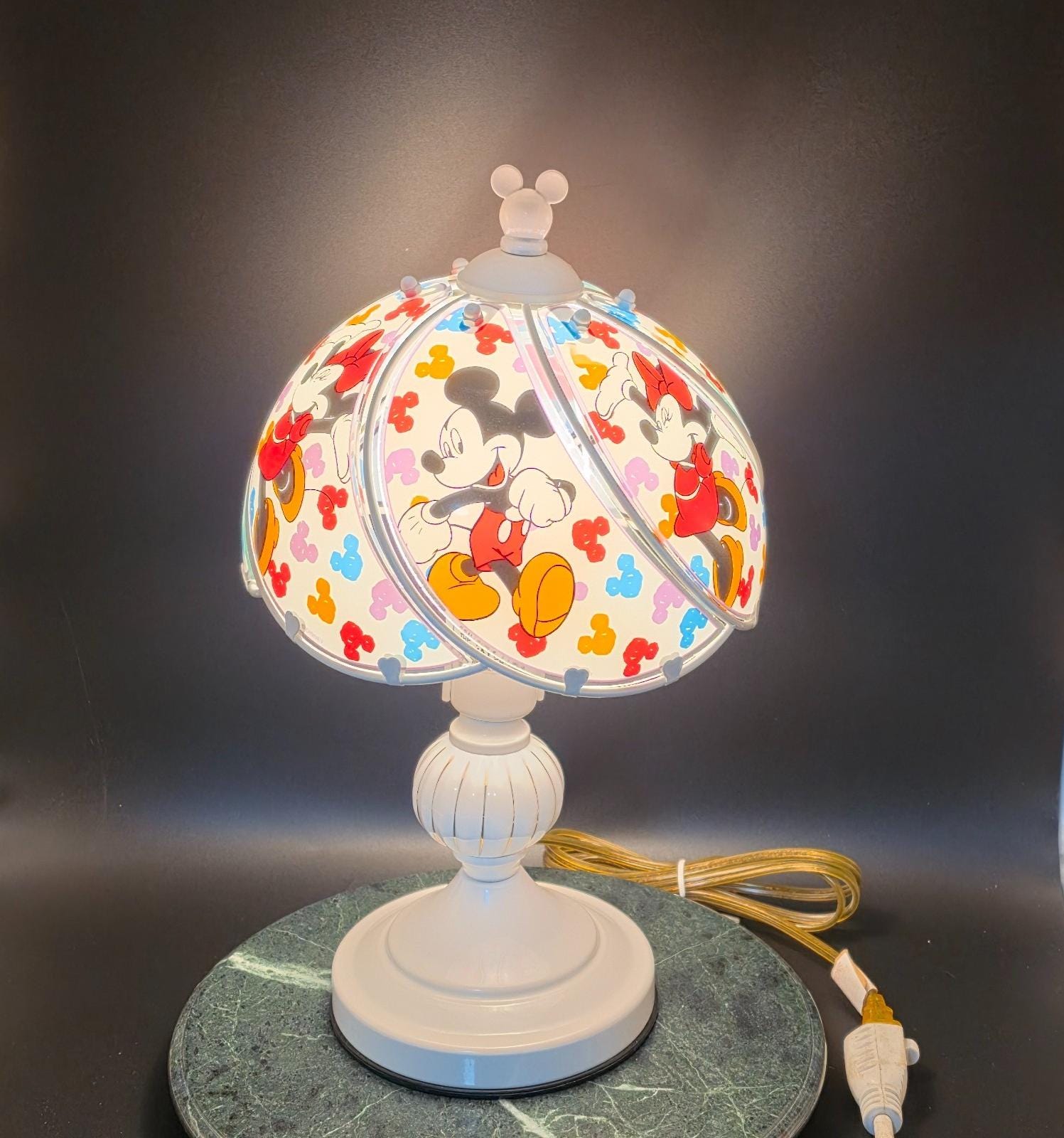 Vintage Mickey Lamp - Etsy
