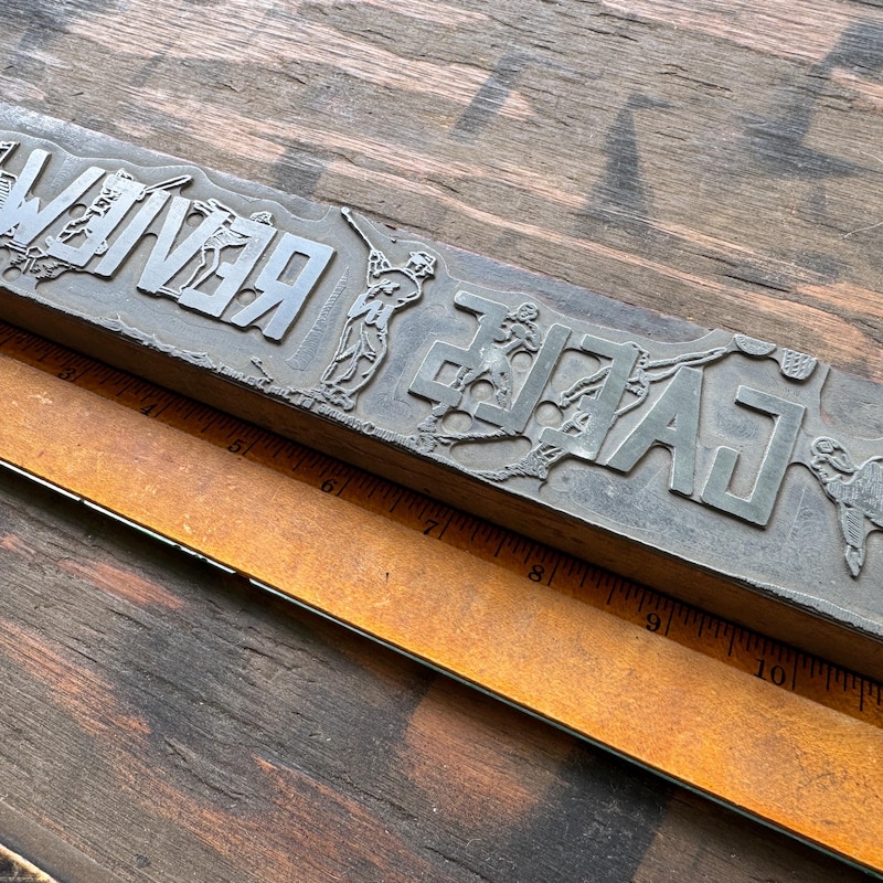 Newspaper Letterpress - Etsy