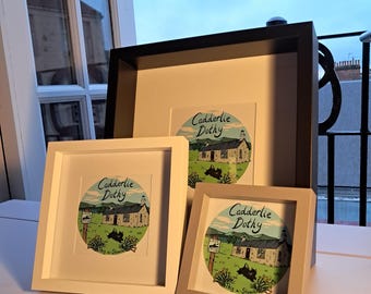 Cadderlie Bothy Print