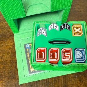 GAMEGENIC Compatible SWU Token Tray | Star Wars Unlimited Token Organizer | SWU Token | 3D Printed Holder for Damage, Mod & Condition Tokens