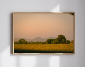 Sunsets in Montgrí, Costa Brava - Mediterranean Photo Prints, Sunset Photography, Wall Art