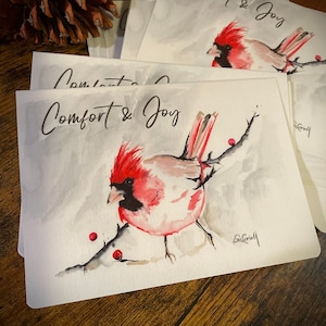 Cardinal Comfort & Joy, lot de 12 cartes pour les fêtes