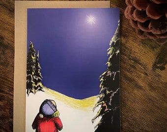 North Star Peace On Earth Christmas card Set of 12