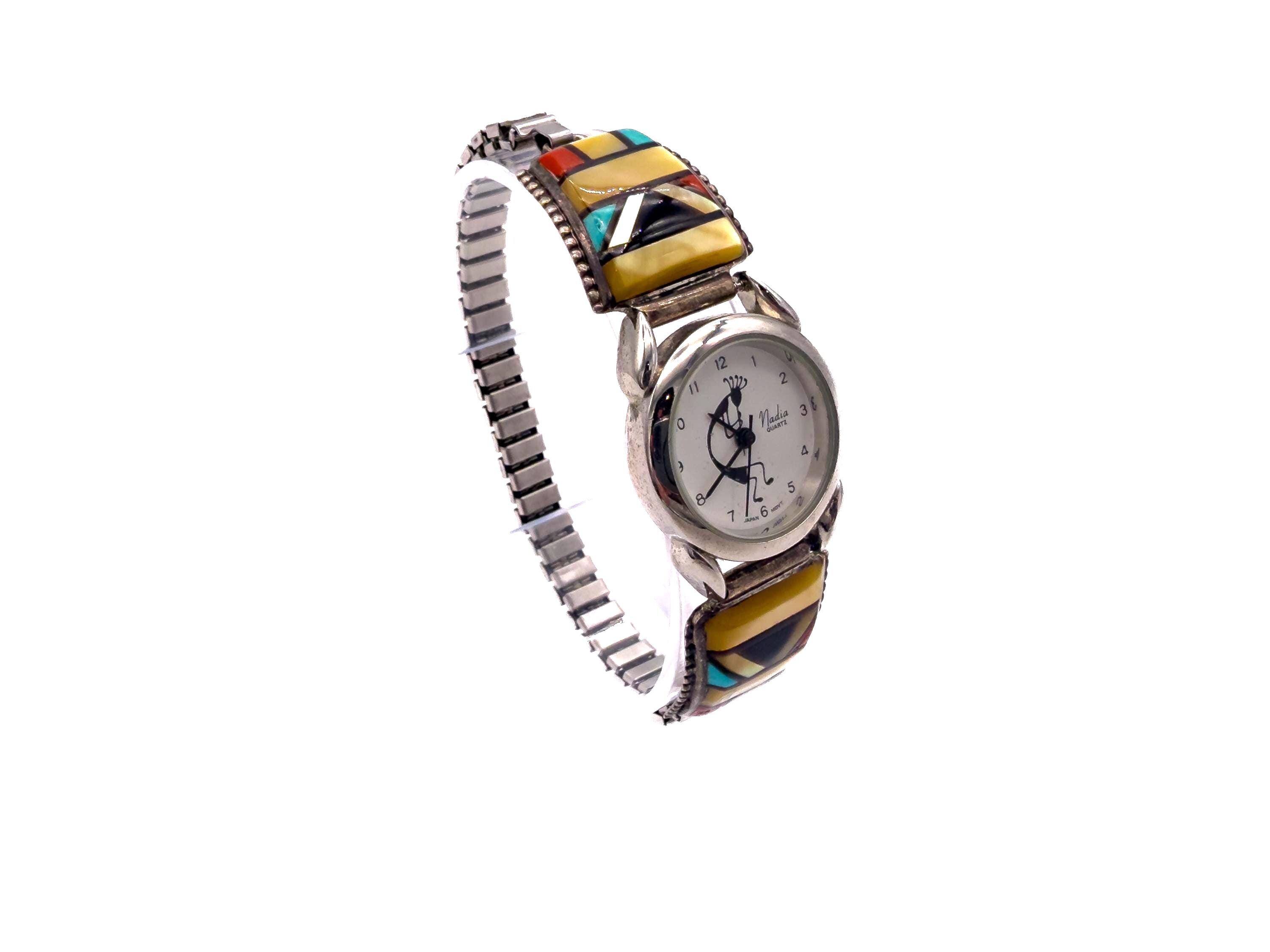 Nadia Sterling silver kokopelli watch needs A battery Vintage Nadia Sterling silver .925 kokopelli watch | Mercari main image 2