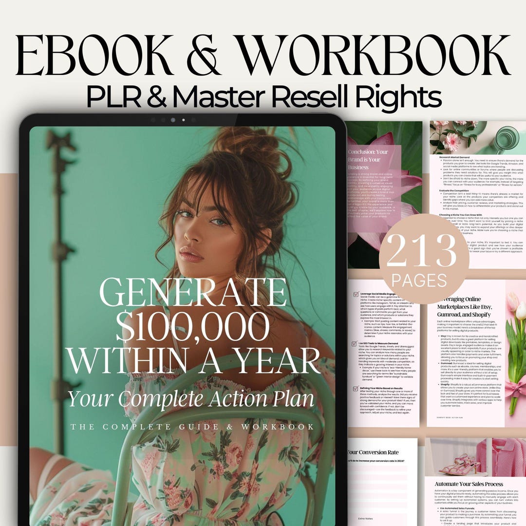 Make Money Online Guide: PLR MRR Digital Product (canva Access) - Etsy