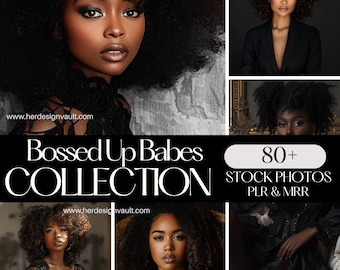 Melanin Stock Images: Faceless Black Girl Photos, Social Media Templates (PLR Master Resell)