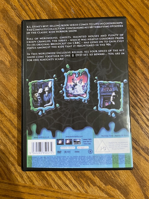 Goosebumps Complete Series DVD (region 1 NTSC) 1995-1998 - Etsy