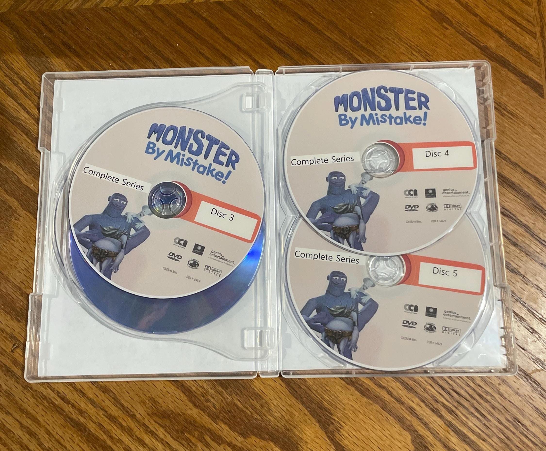 Monster by Mistake Complete Series DVD (region 1 NTSC) 1999