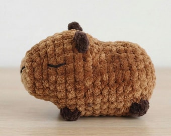 Patrón Carpincho A Crochet, Tutorial Amigurumi Sin Costura, Patrón De Ganchillo PDF