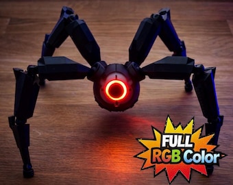 Figurine lumineuse Arc Raiders Leaper - impression 3D - modèle de créature robot de science-fiction - décoration de bureau de joueur - cadeau pour les joueurs