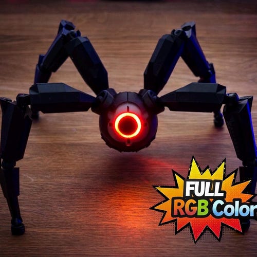 Arc Raiders Leaper oplichtend beeldje - 3D-geprint - sci-fi robotwezenmodel - gamerbureaudecor - cadeau voor gamers