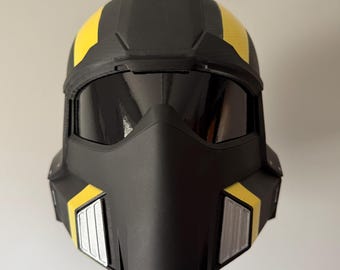 Tactical Helmet | Futuristic Sci-Fi Combat Helmet | Space Trooper Armor Cosplay | Military Style Prop Helmet | Wearable Costume Gear